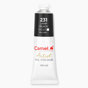 Camel Artist Oil Colour Lamp Black 40 ml